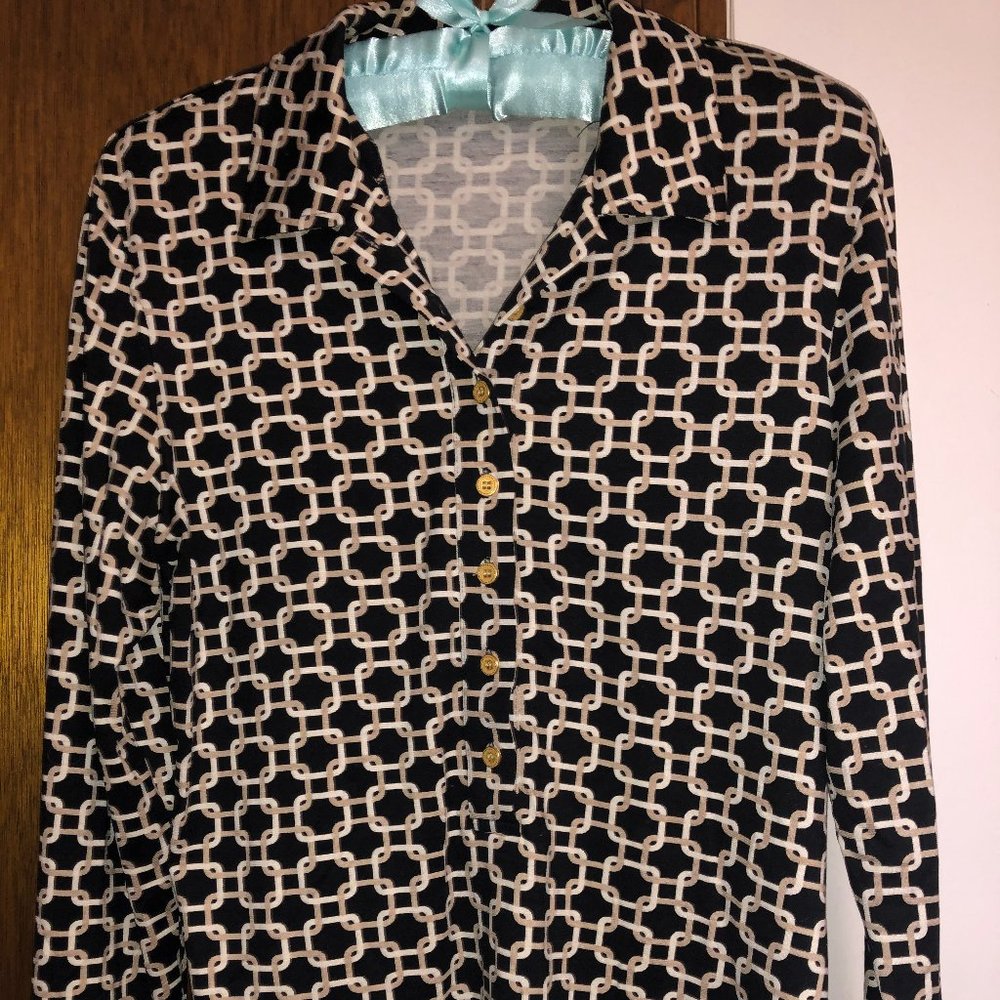 J McLaughlin Silk Blouse